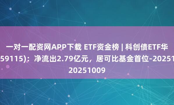 一对一配资网APP下载 ETF资金榜 | 科创债ETF华安(159115)：净流出2.79亿元，居可比基金首位-20251009