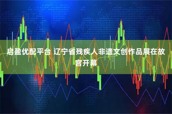 启盈优配平台 辽宁省残疾人非遗文创作品展在故宫开幕